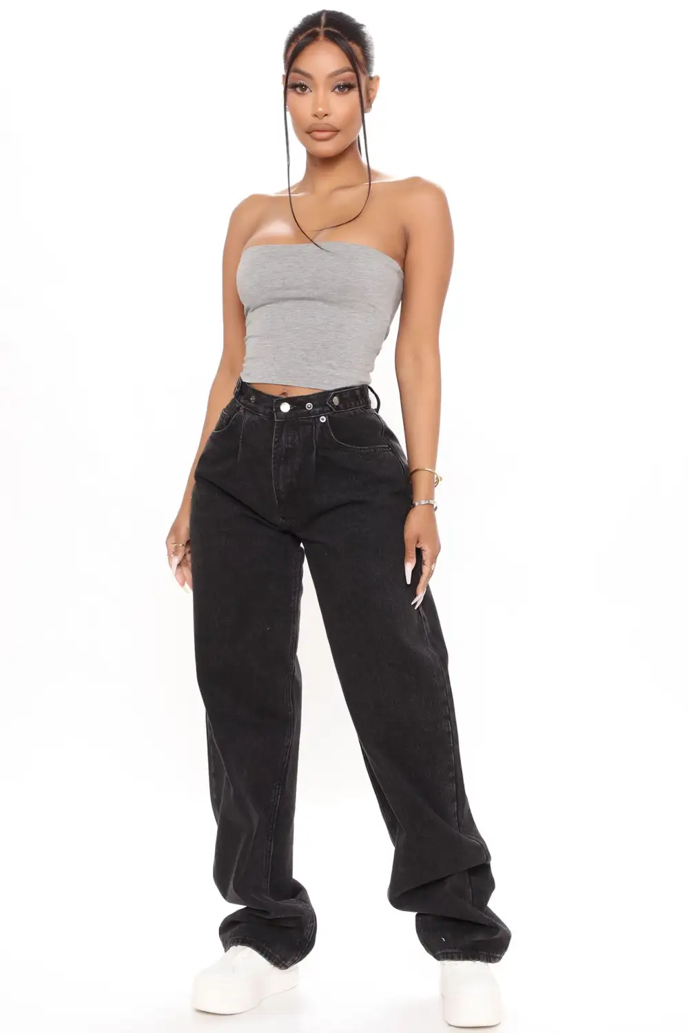 Essential Bandeau - Heather Grey