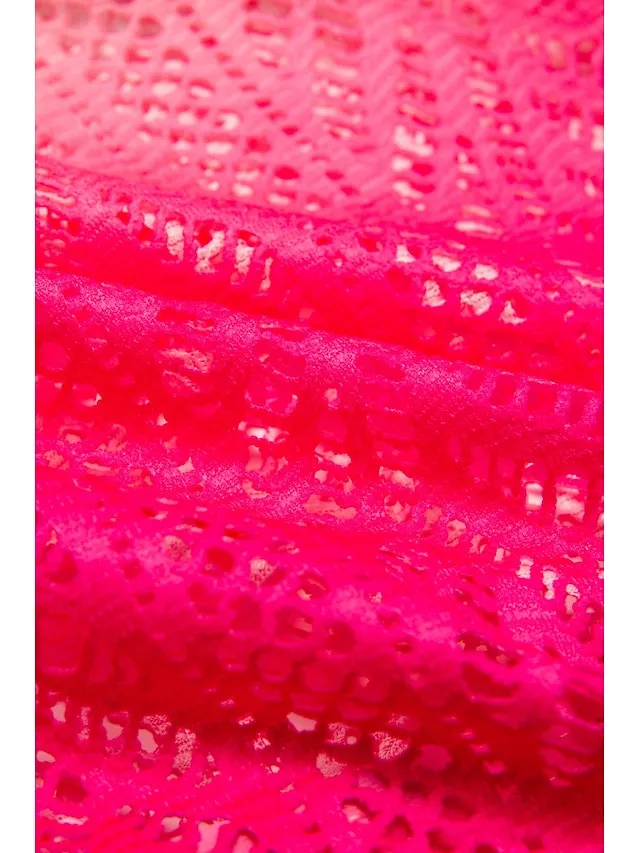 Gradient Lace Bandeau Swimsuit