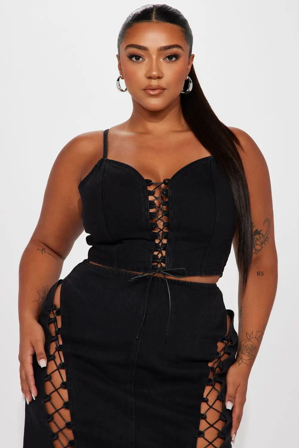 The One And Only Skirt Set - Black