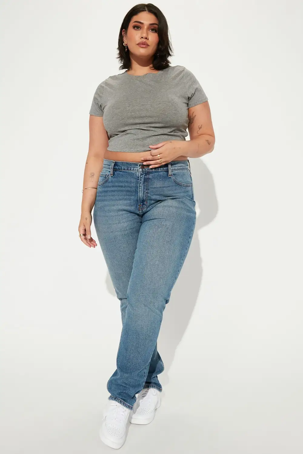 Tall I Got It From My Mama Jeans - Medium Wash