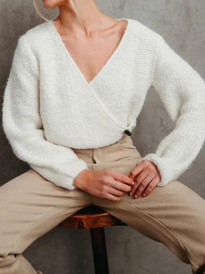 Izzy Wrap Sweater