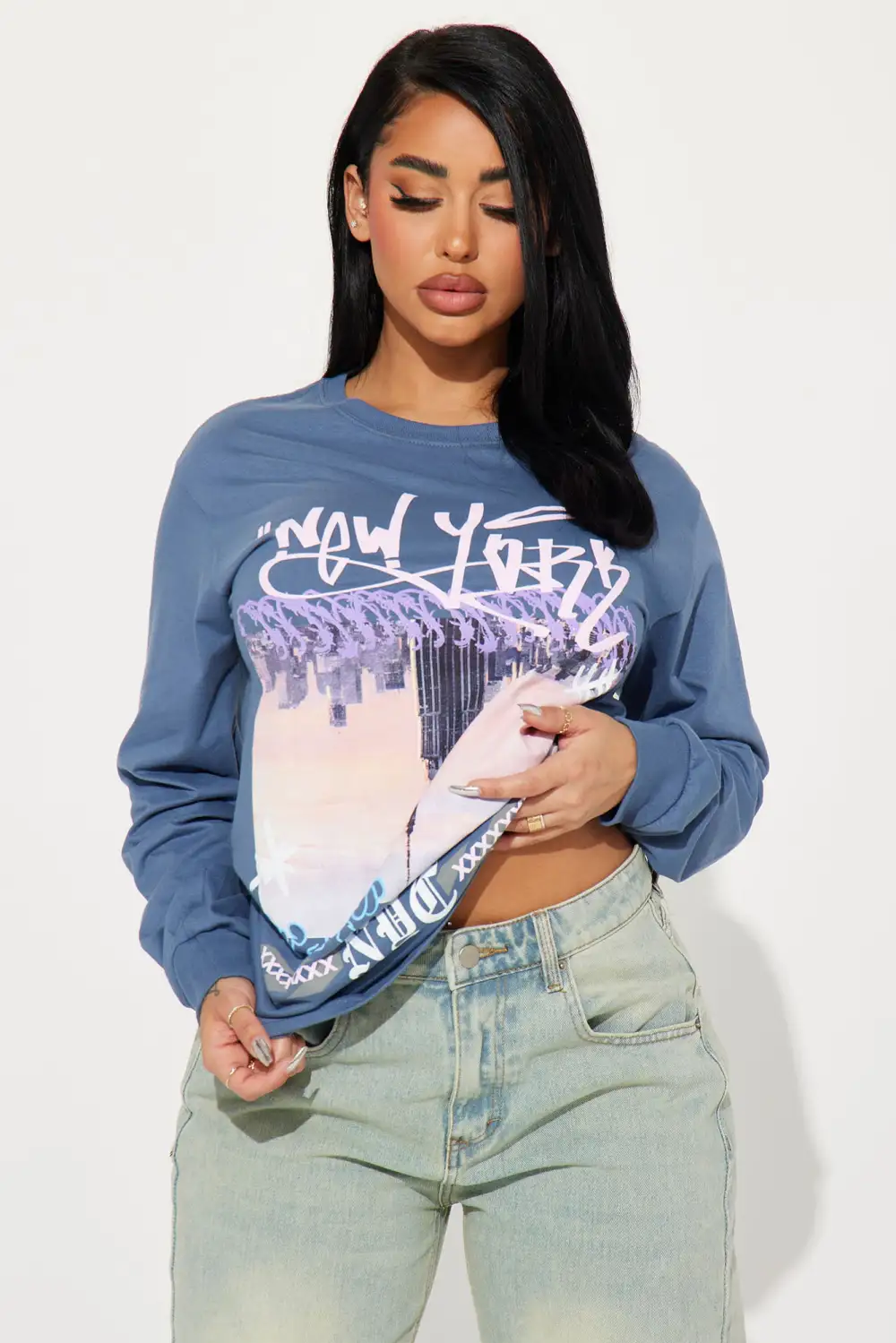 NYC Livin Tee - Denim