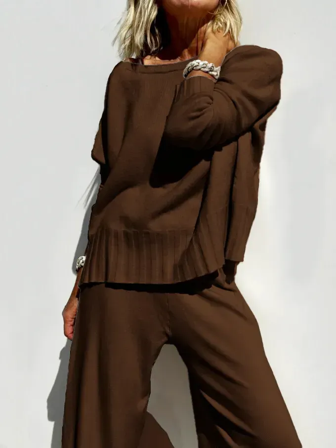 Casual Sweater Suit (Other colors are sold out and being restocked)