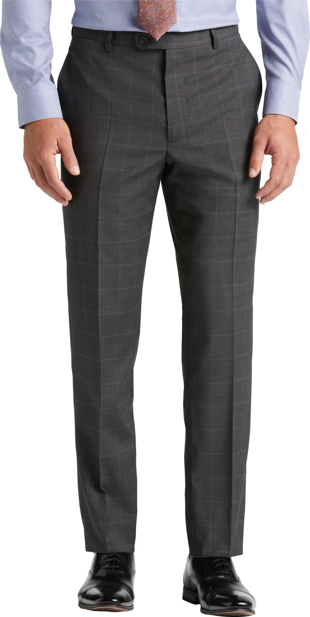 Pronto Uomo Platinum Modern Fit Wool Blend Suit Pants