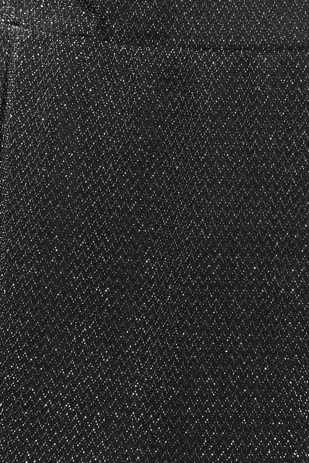 YOURS Curve Black Glitter Stretch Wide Leg Trousers