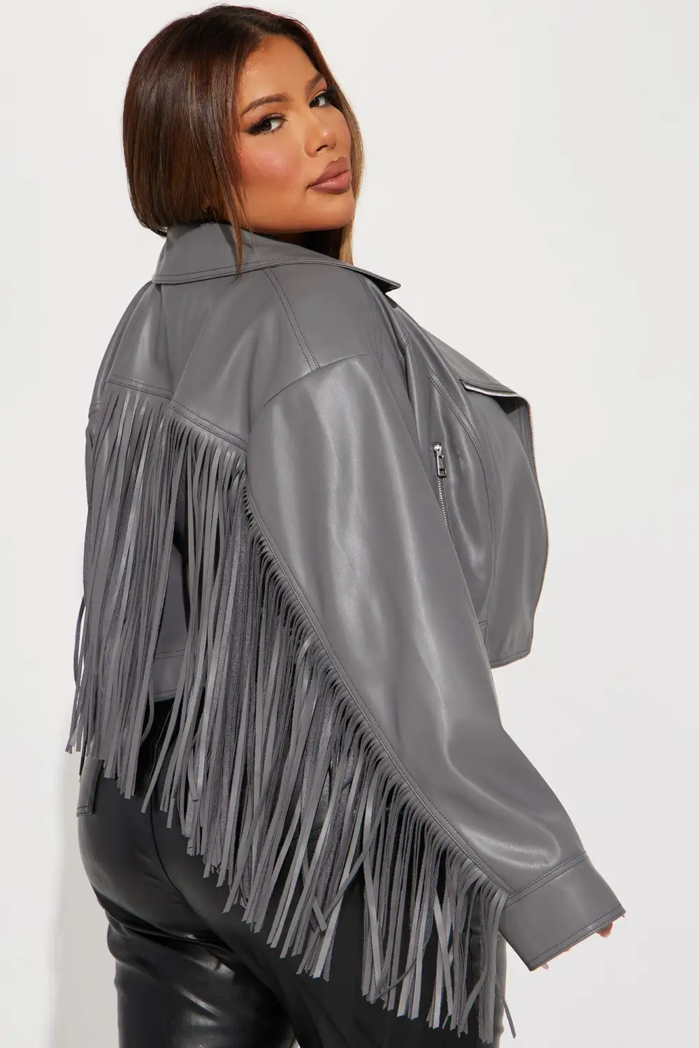 Swing My Way Jacket - Grey