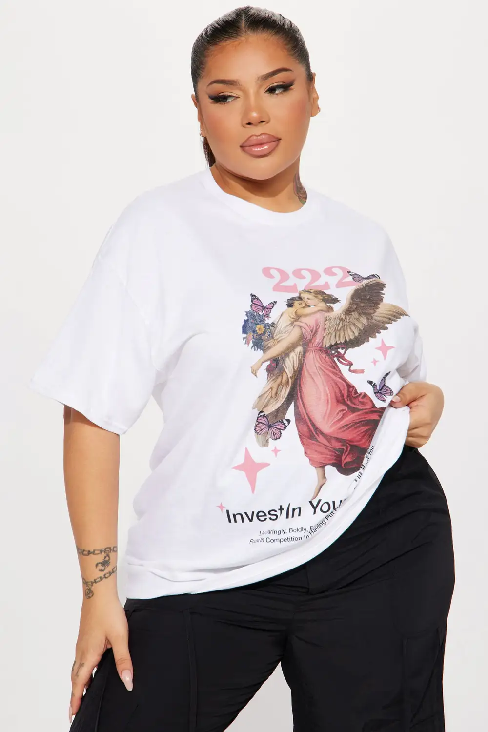 Invest In Your Dreams Graphic Tshirt - White