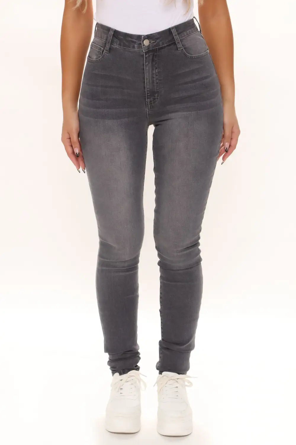 Tall Jessica Skinny Jeans - Grey