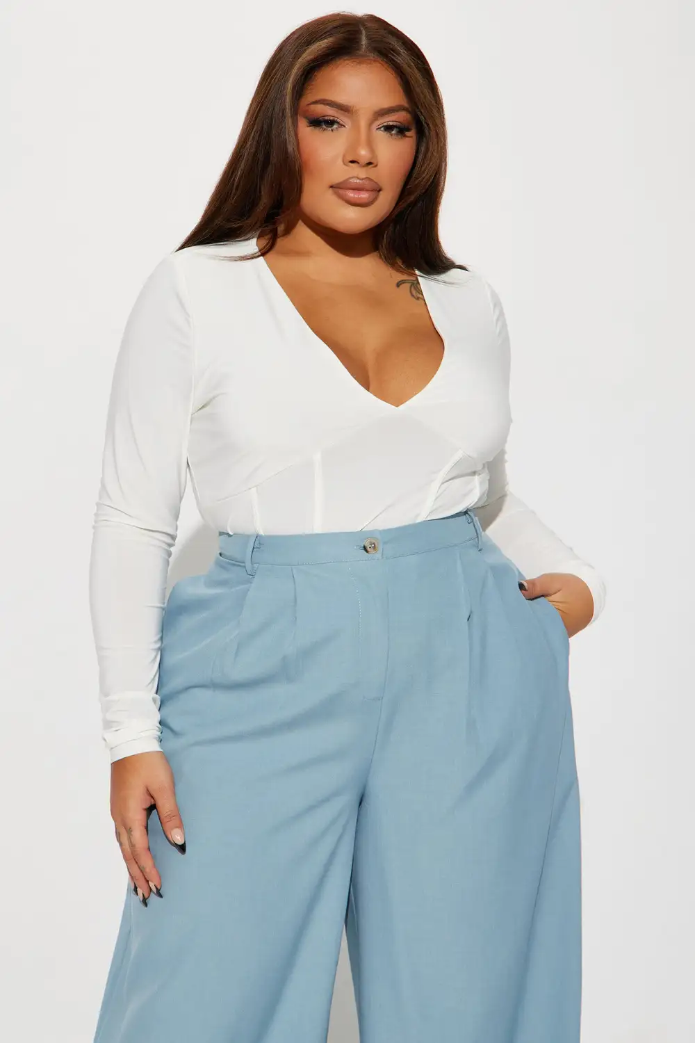 Jeanette Corset Top - Ivory