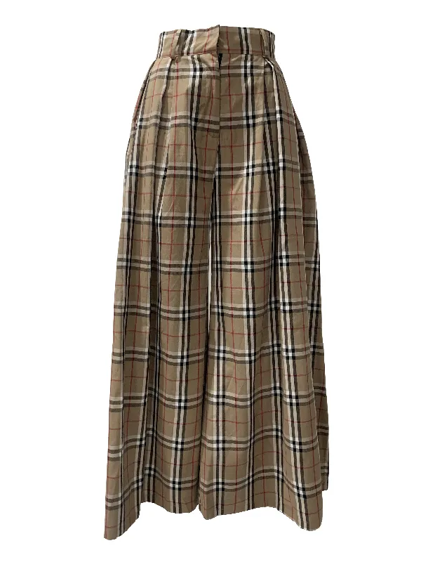 Stylish Loose High Waisted Printed Wide Leg Pants