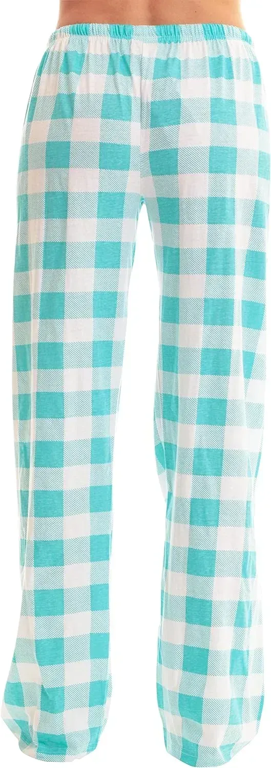Women Pajama Pants Sleepwear Buffalo Plaid Pajamas