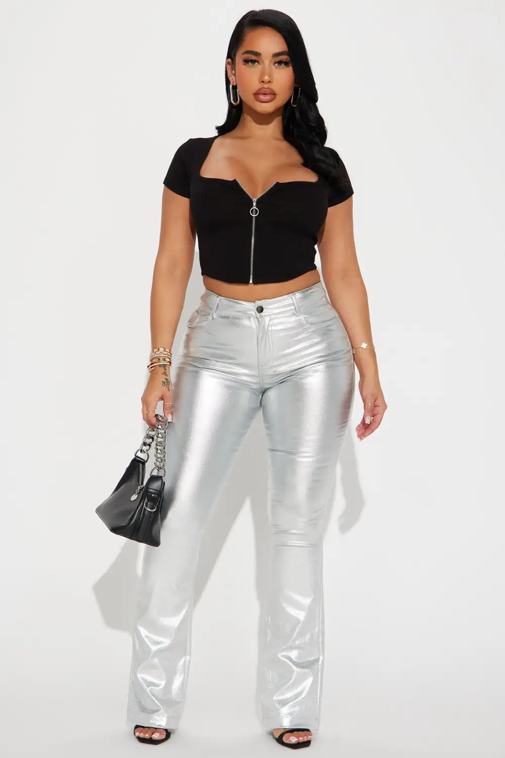 Making Changes Ribbed Top - Black