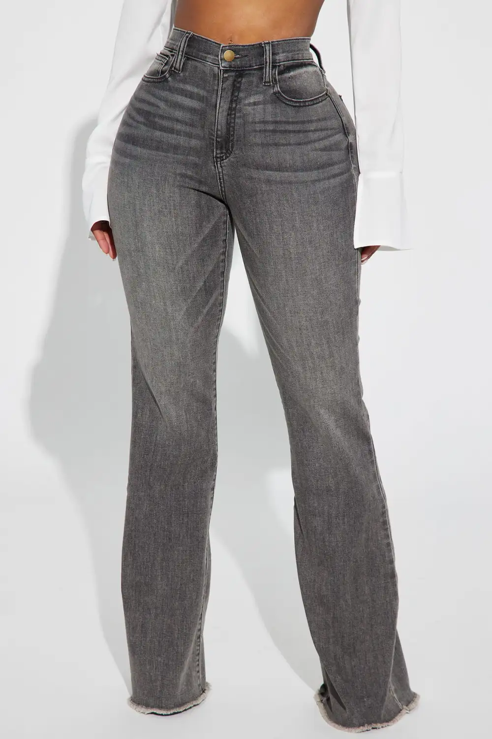 Best Behavior Stretch Flare Jean - Black Wash