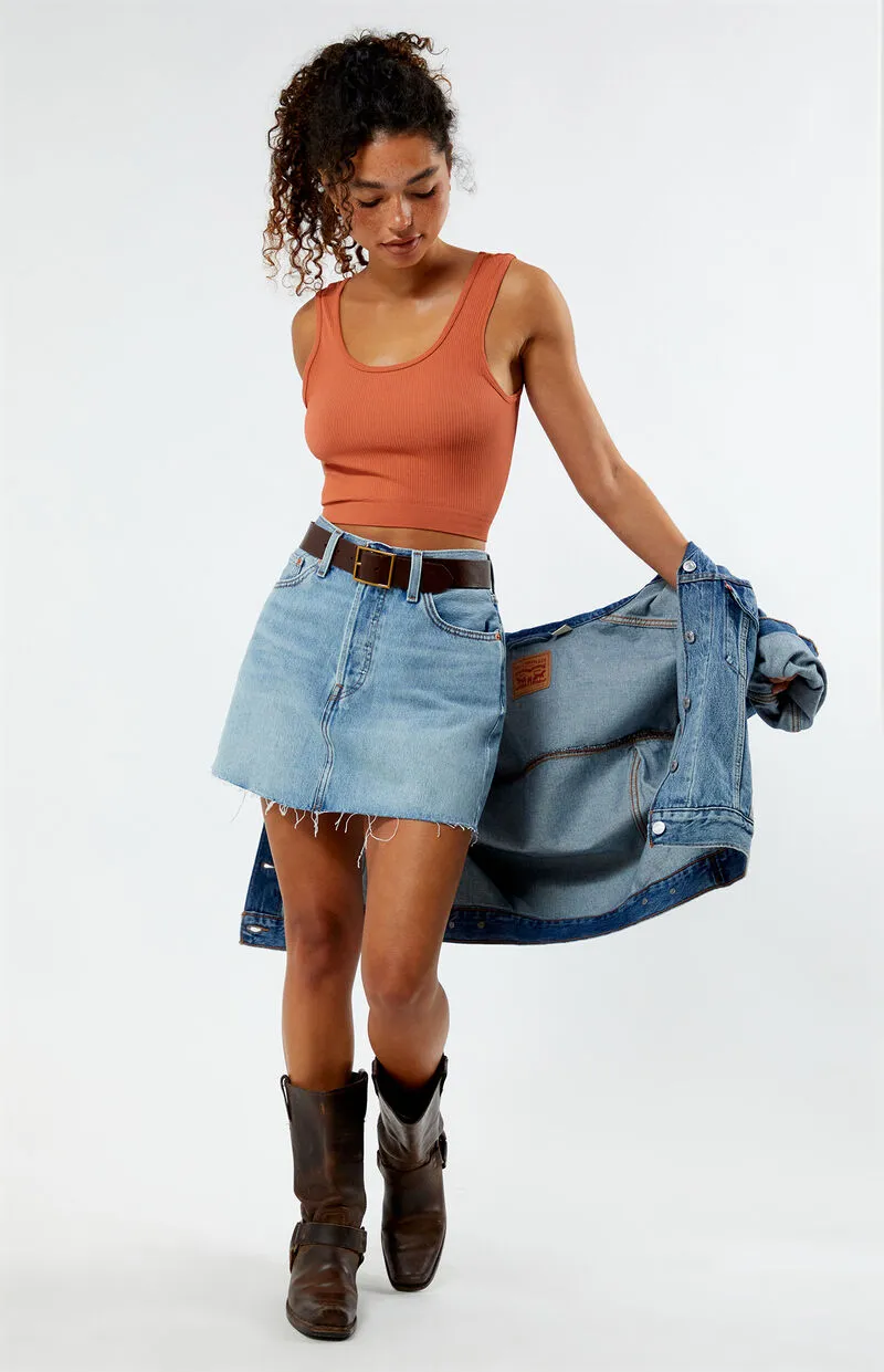 Contour Seamless Scoop Tank Top