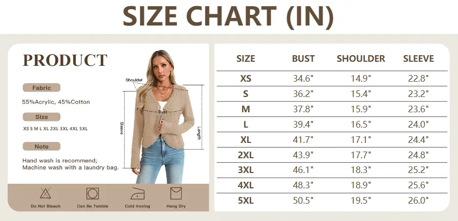 Women's V-Neck Cropped Boho Knit Cardigan