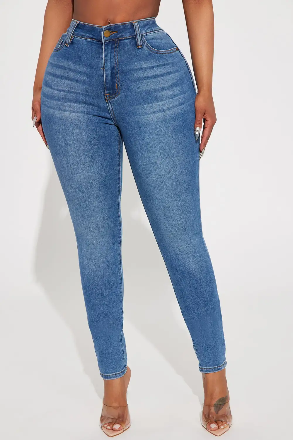 Jessica Skinny Jeans - Medium Blue Wash