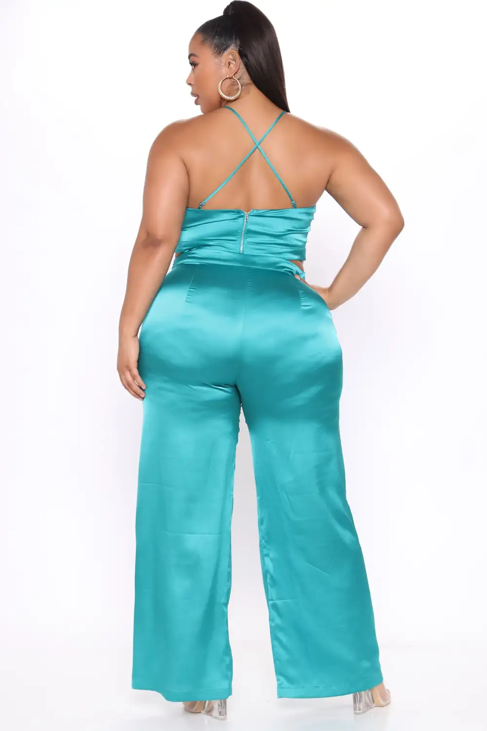 Luxury Views Pant Set - Emerald