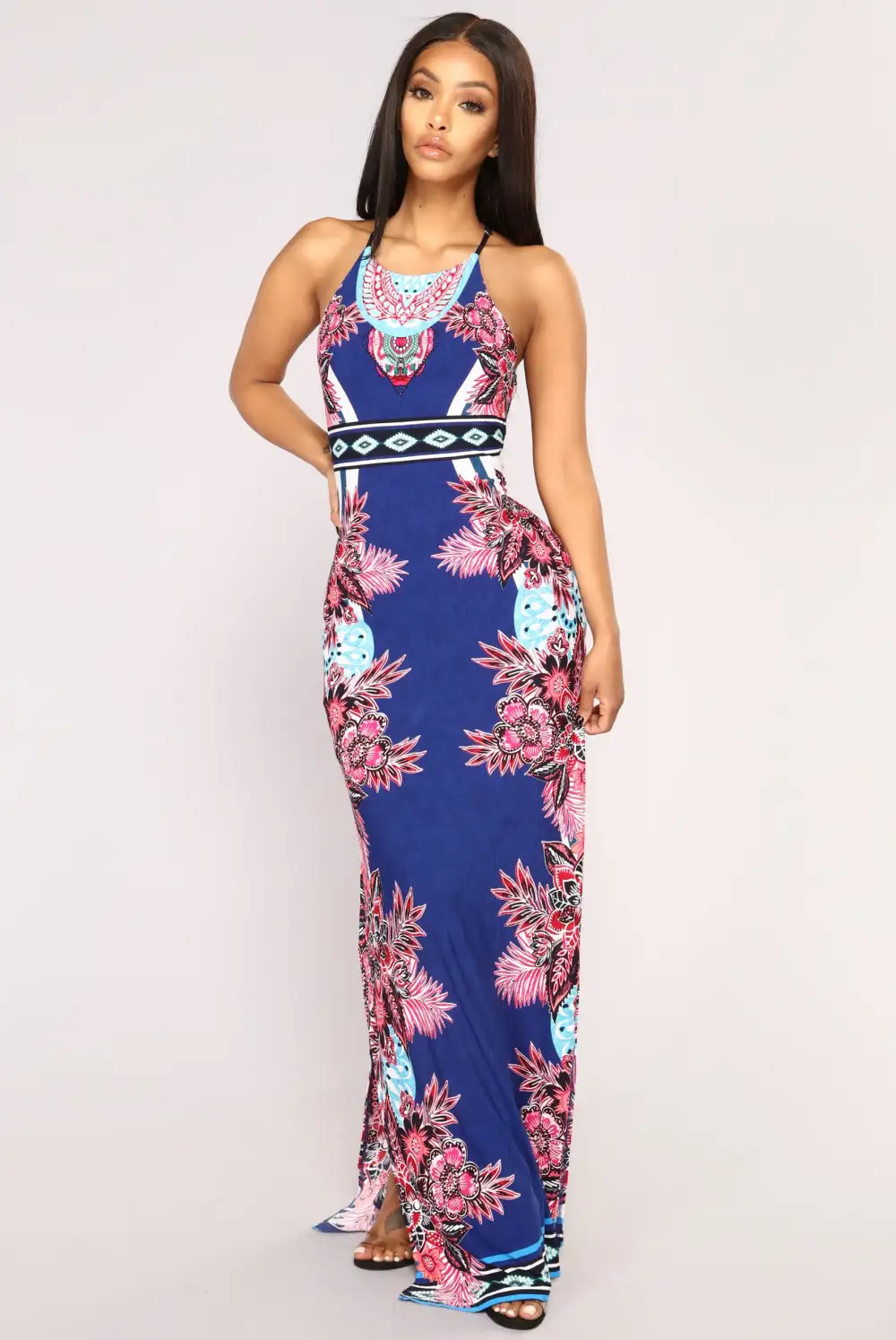 Girl From Ipanema Maxi Dress - Navy