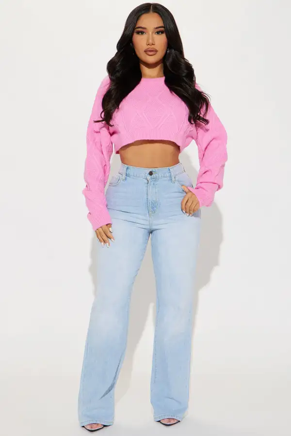 Promenade Dates Sweater - Pink