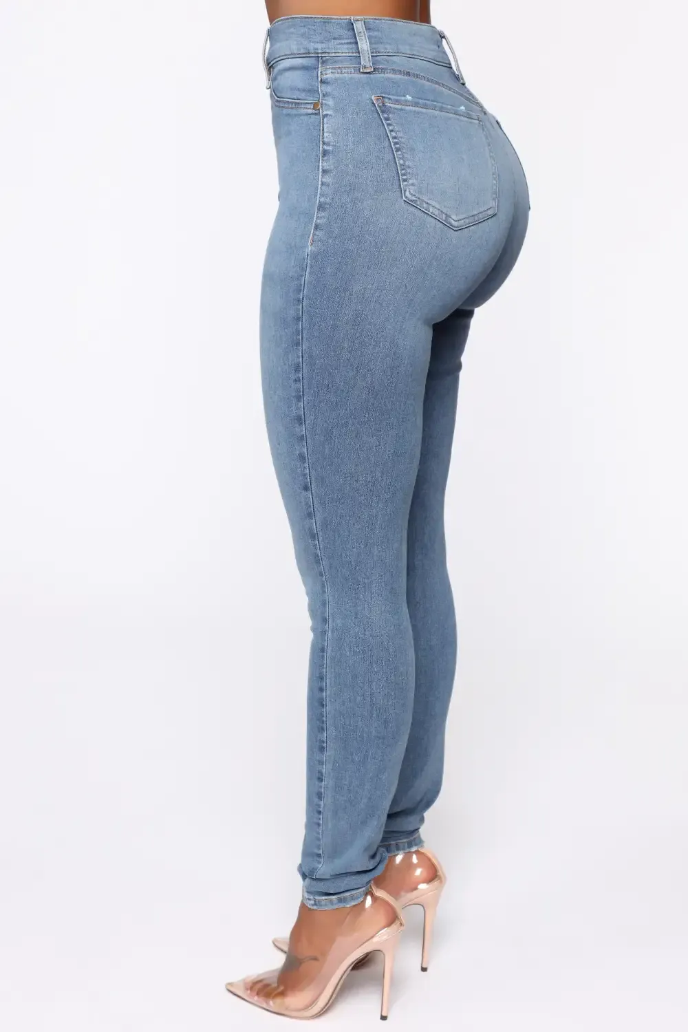 Flex Super High Rise Skinny Jeans - Light Wash