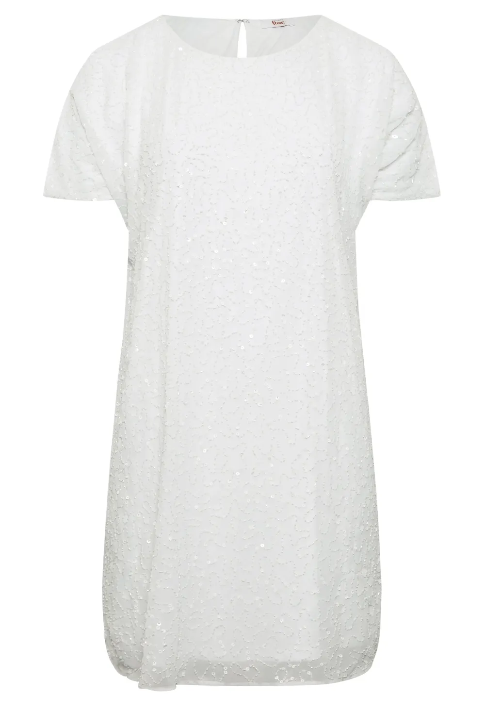 LUXE Curve Forest Green Sequin Hand Embellished Cape Dress