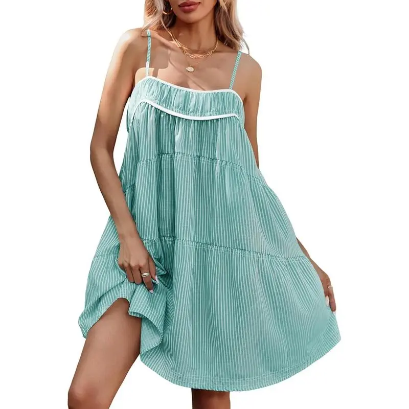 Women's Striped Mini Dress