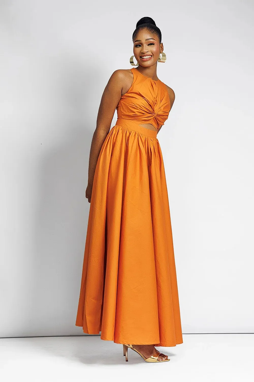 REMI VACATION MAXI DRESS BURNT ORANGE