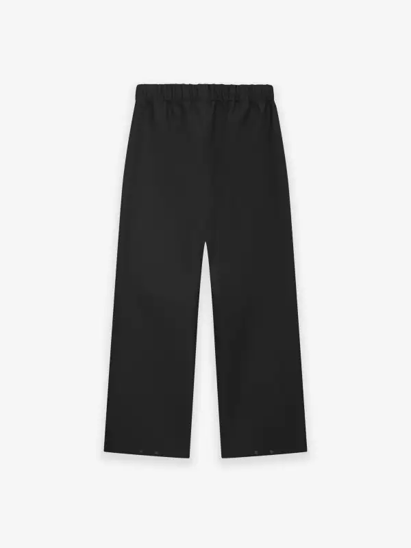 Rubberized Knee Pleat Wide Leg Pant