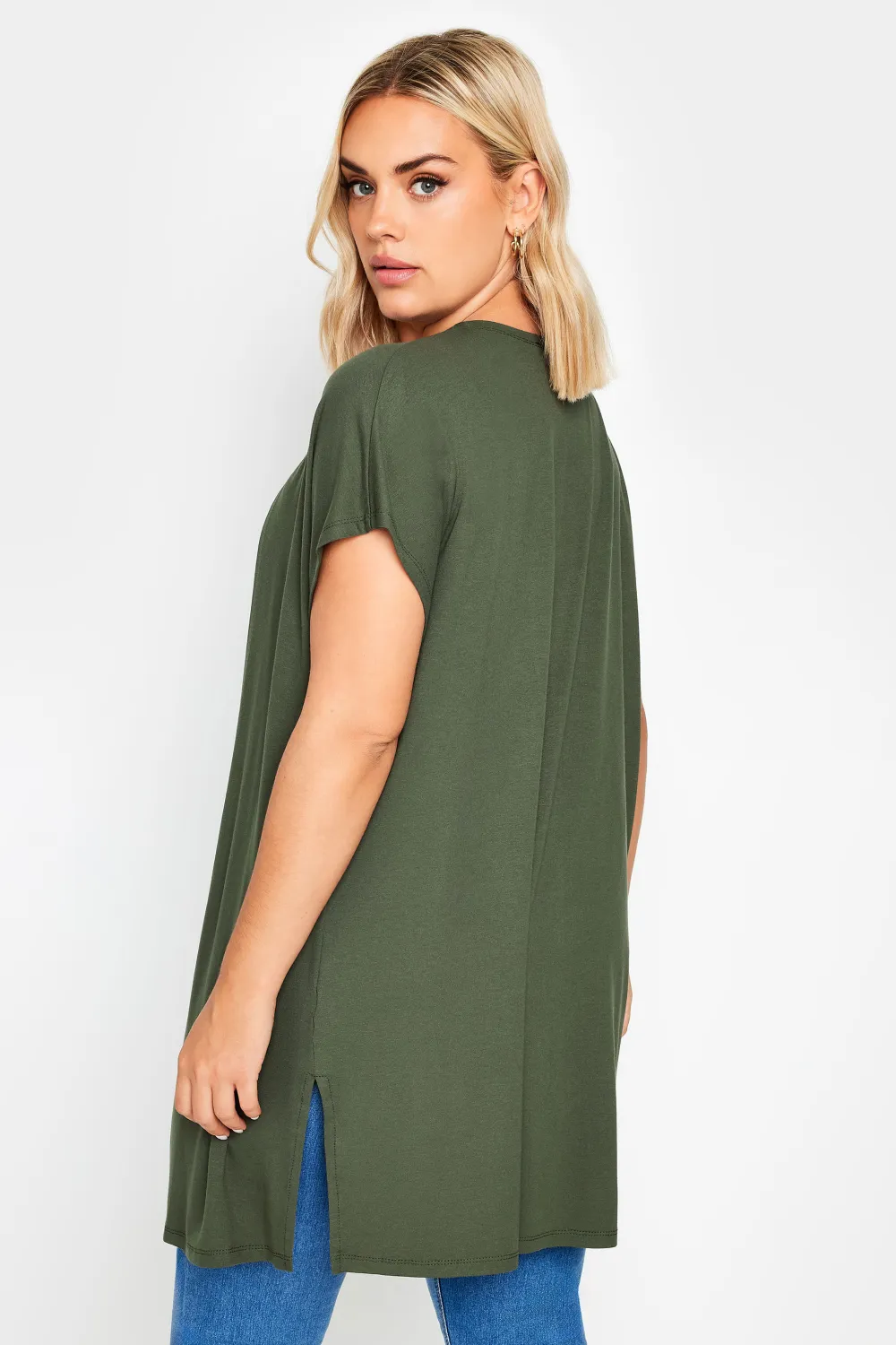 YOURS Curve Green Short Sleeve Cardigan