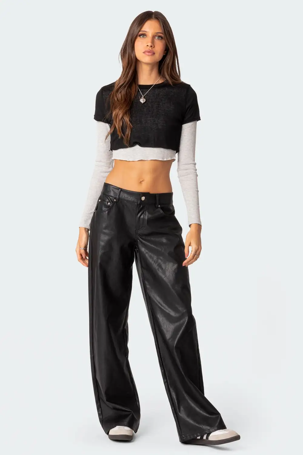 Layered Long Sleeve T Shirt