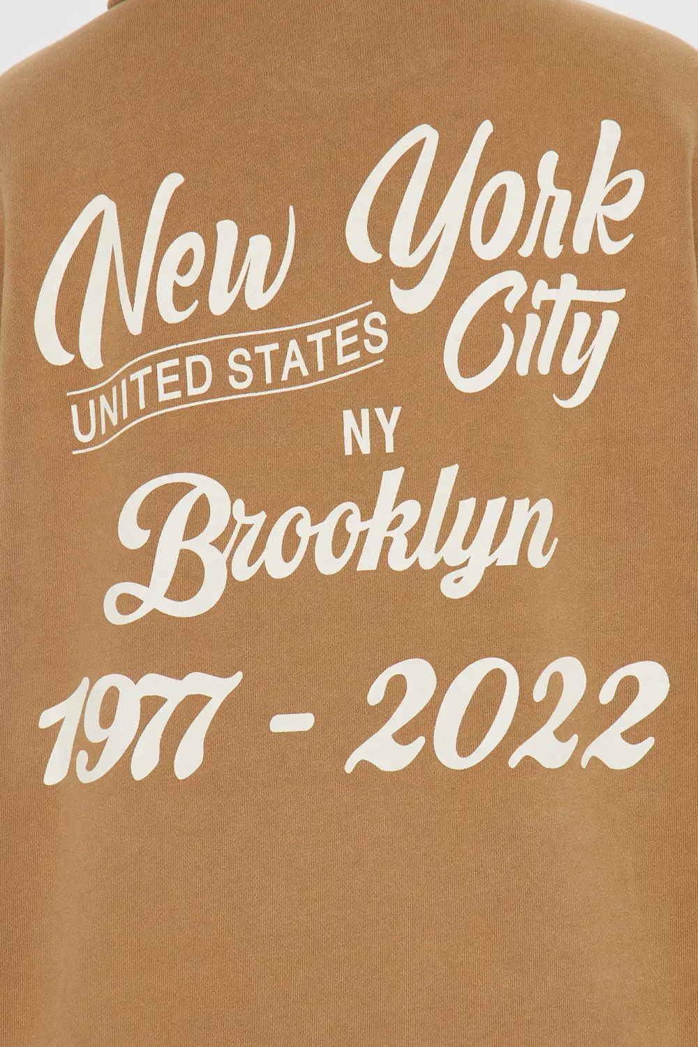 New York Baby Graphic Hoodie - Taupe