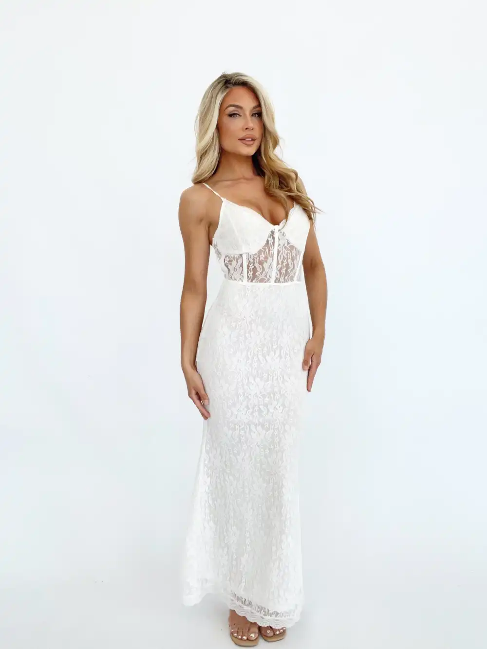Laced In Love Maxi Dress