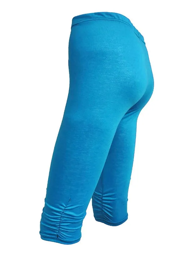Women's Yoga Pants Sun Protection Tummy Control Butt Lift High Waist Yoga Fitness Gym Workout Capri Leggings Bottoms Violet Black White Sports Activewear High Elasticity Skinny