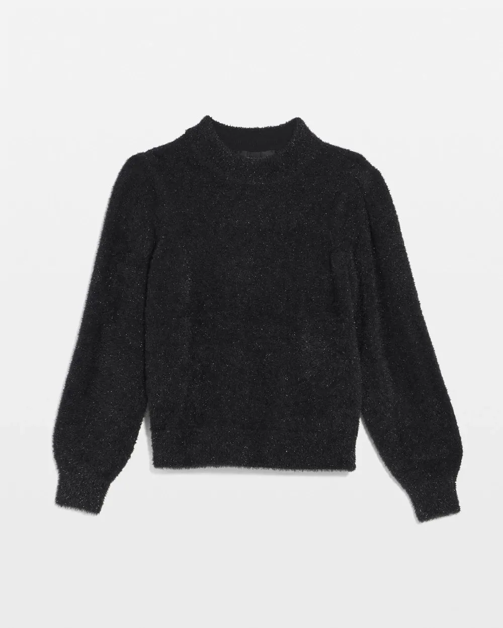 Petite Tinsel Trim Sweater