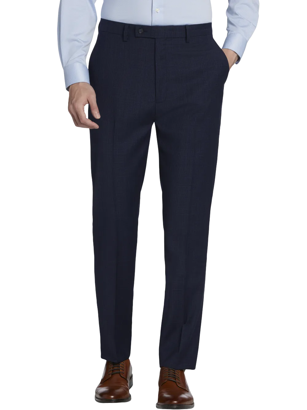Calvin Klein Slim Fit Wool Blend Suit Pants