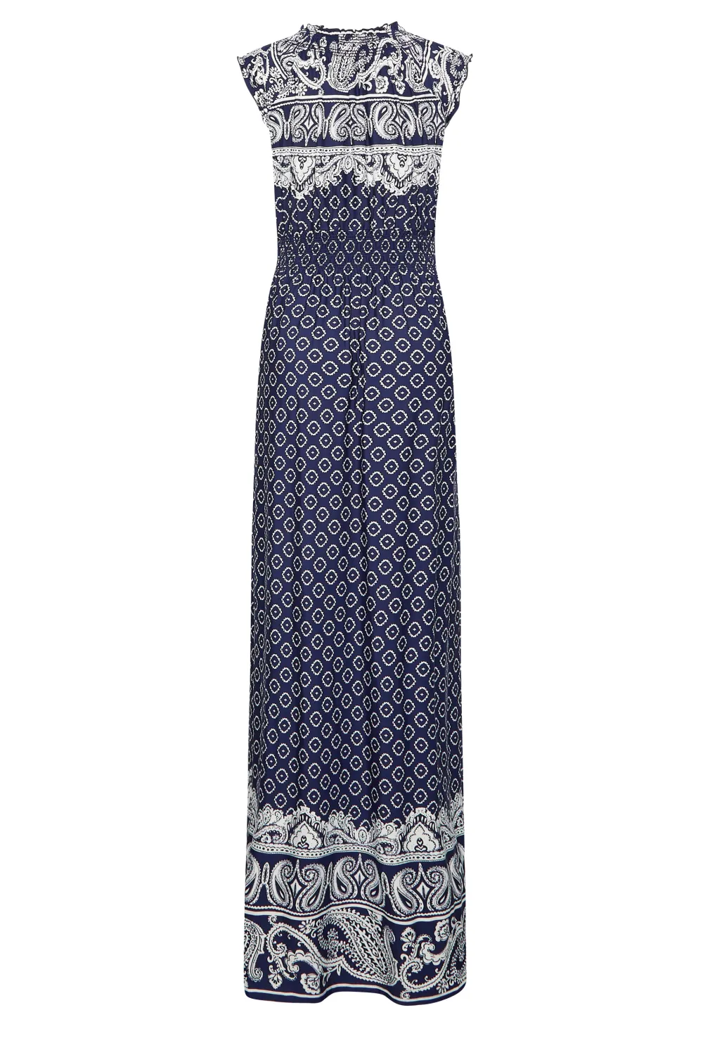 LTS Tall Navy Blue Paisley Maxi Dress