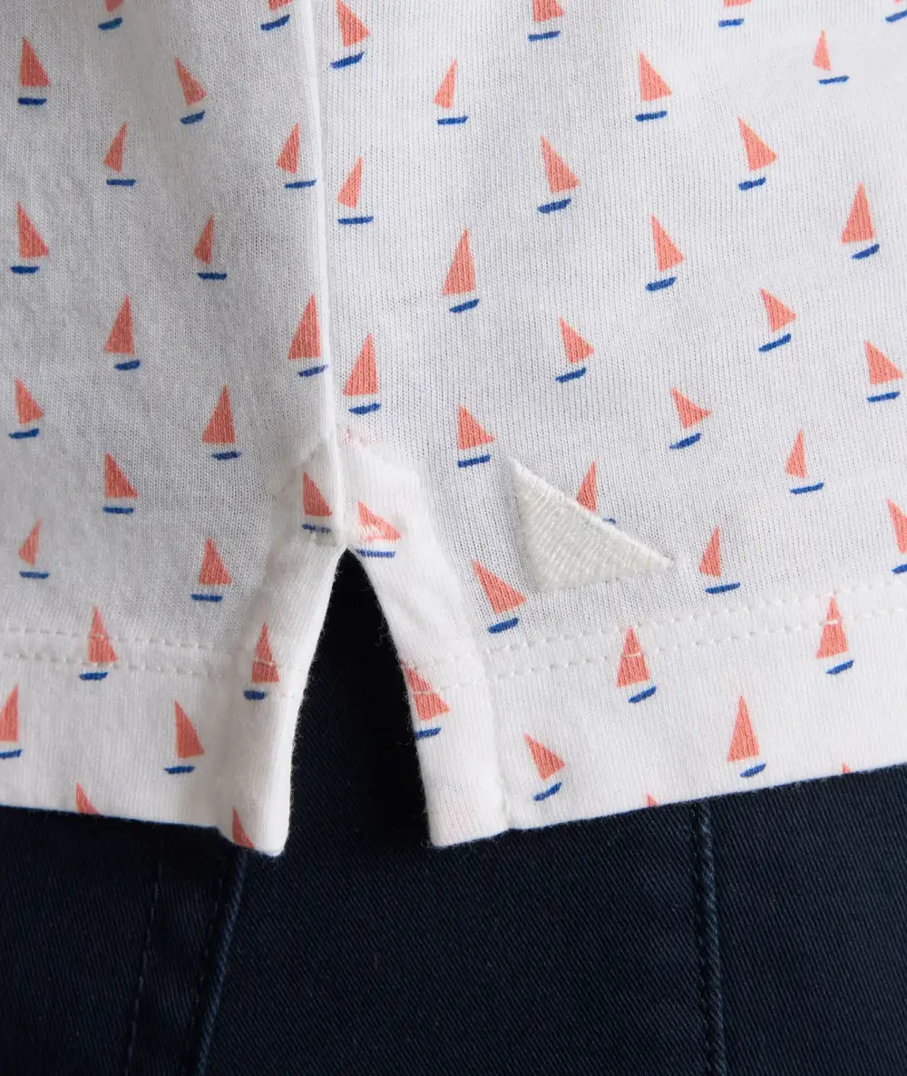 Printed Jersey Performance Polo