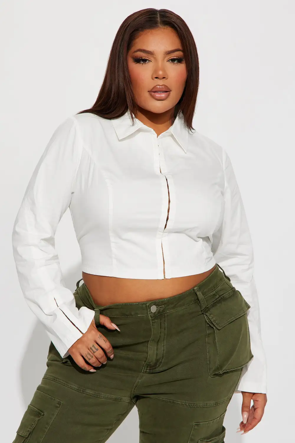 Eilidh Poplin Shirt - Off White