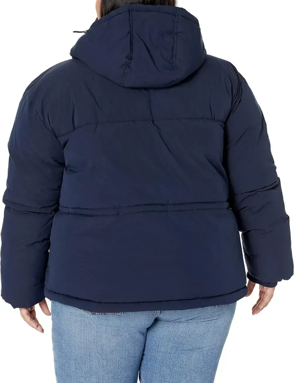Women's Short Waisted Puffer Jacket (Available in Plus Size)