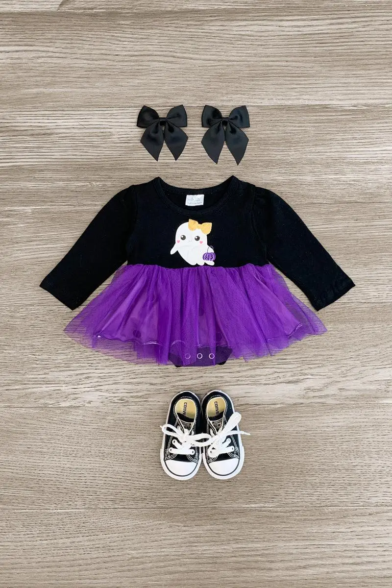 Trick or Treat Ghost Tutu Onesie