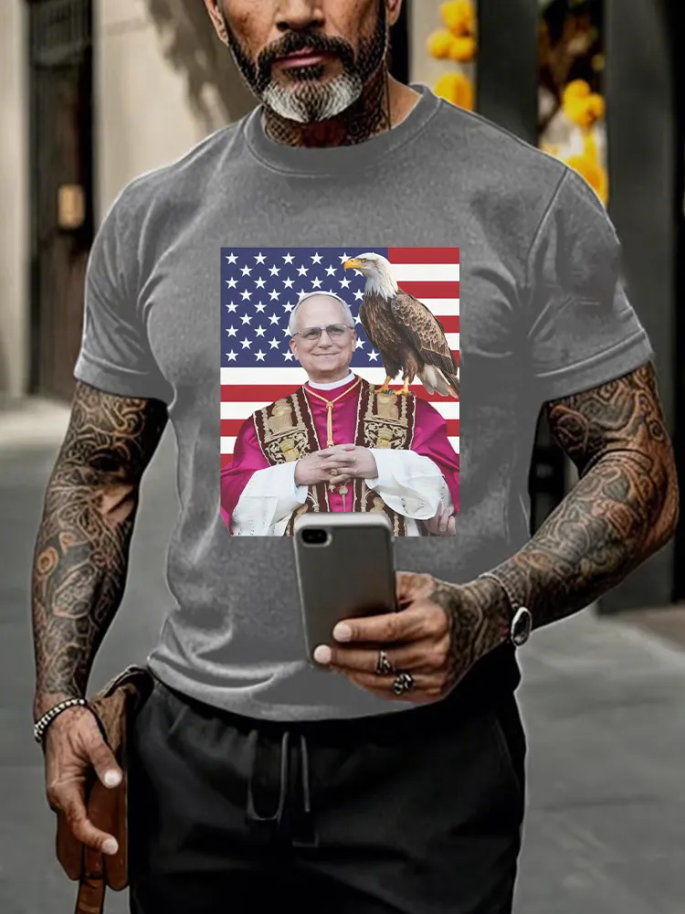 Men'S Pope Leo Xiv 8th May 2025 Printed T-Shirt
