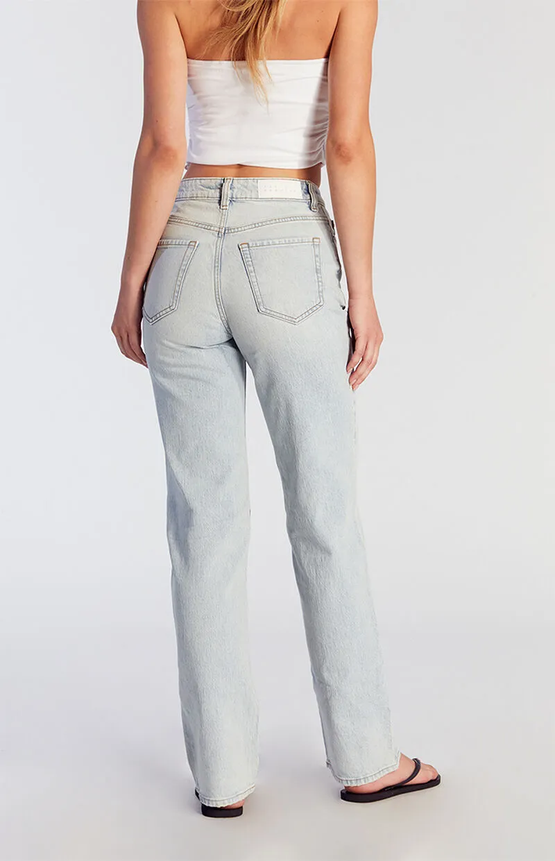 PacSun Stretch Light Indigo '90s Boyfriend Jeans