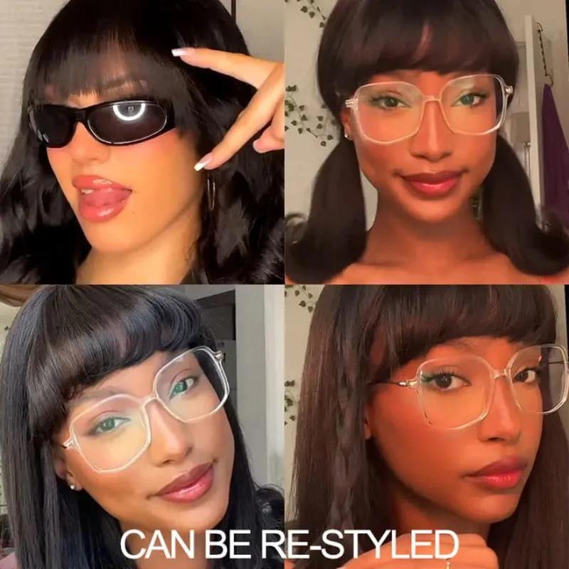 Sterly HD Lace Wear And Go Glueless Bob Wigs With Bang 4×4/13×6 Yaki Straight Bob Wigs