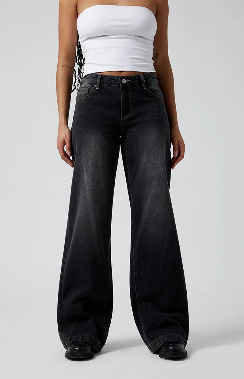 PacSun Casey Low Rise Baggy Jeans Black