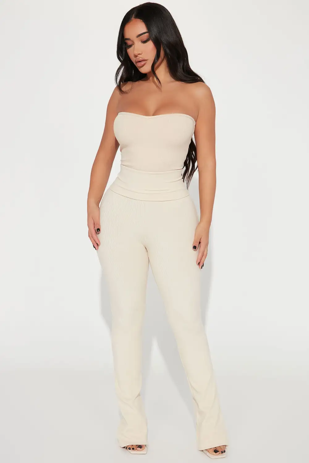 Nicolette Snatched Tube Top - Cream