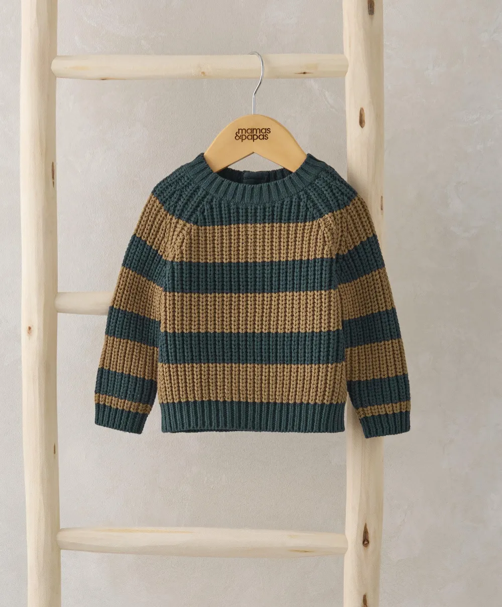 Chunky Knitted Stripe Jumper