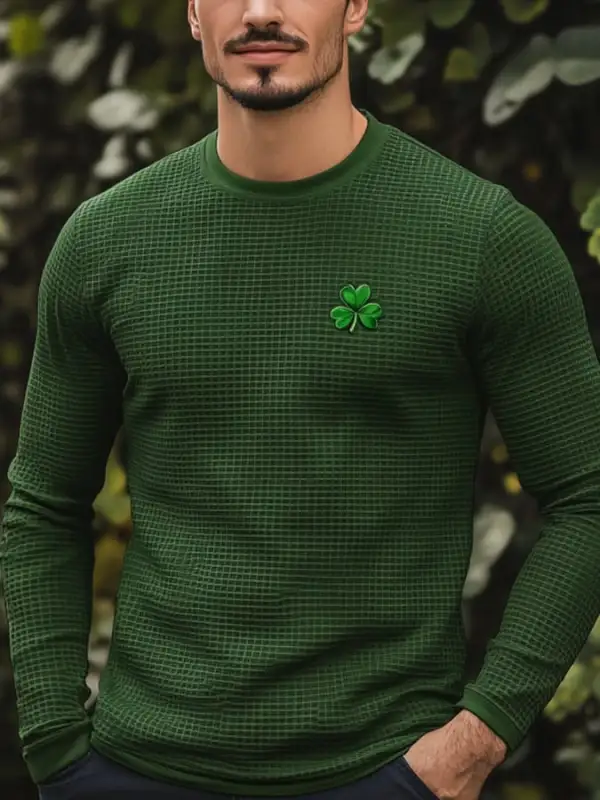 Men's St. Patrick's Day Waffle T-shirt