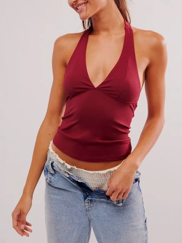 Clean Halter Cami Top