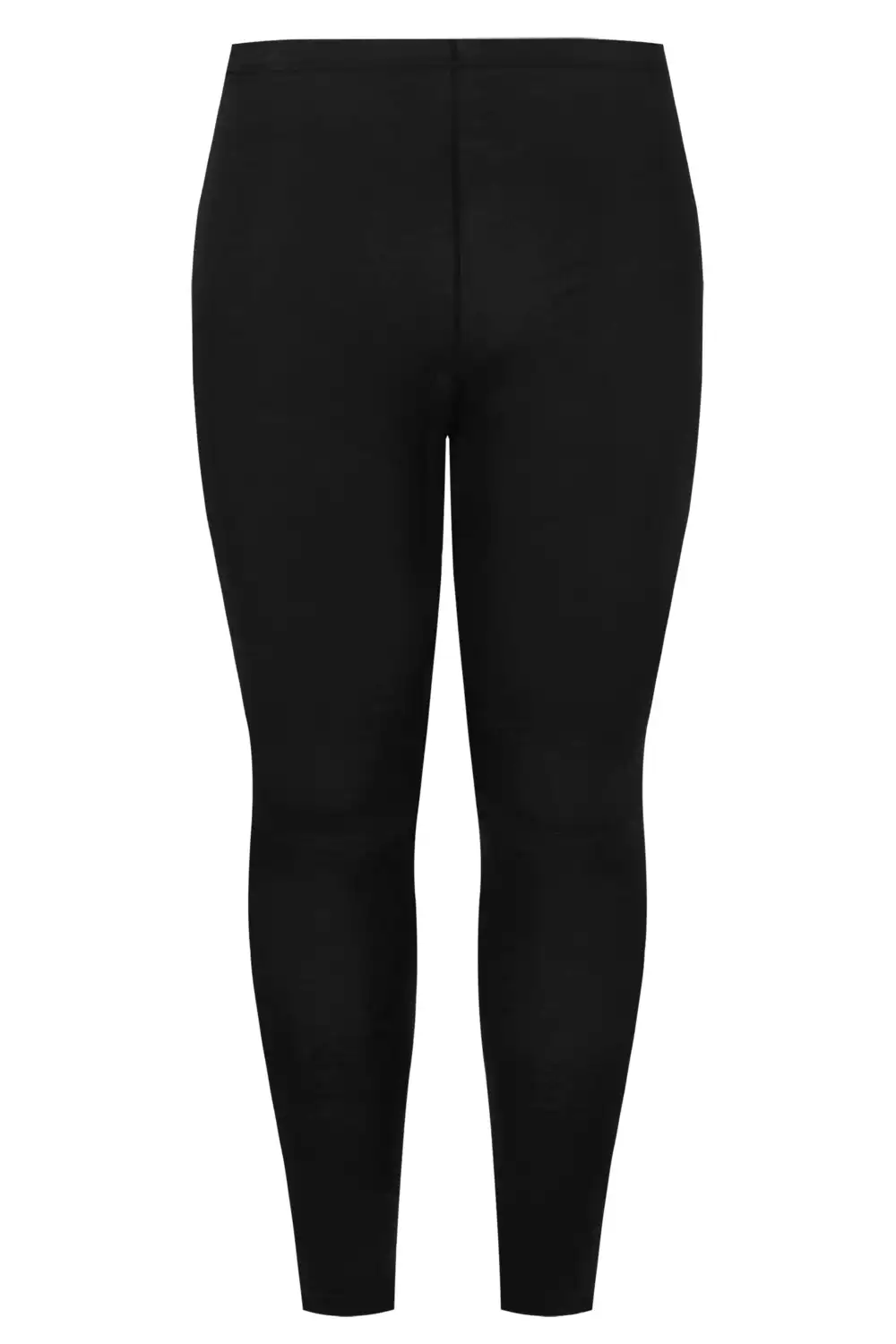 YOURS FOR GOOD Curve Black Cotton Stretch Leggings