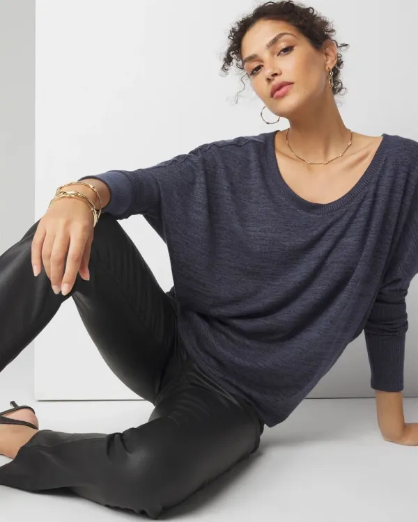 Long Sleeve Ribbed Tunic
